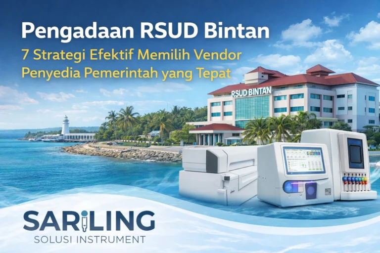 Pengadaan RSUD Bintan dengan solusi alat laboratorium dari Sariling Solusi Instrument