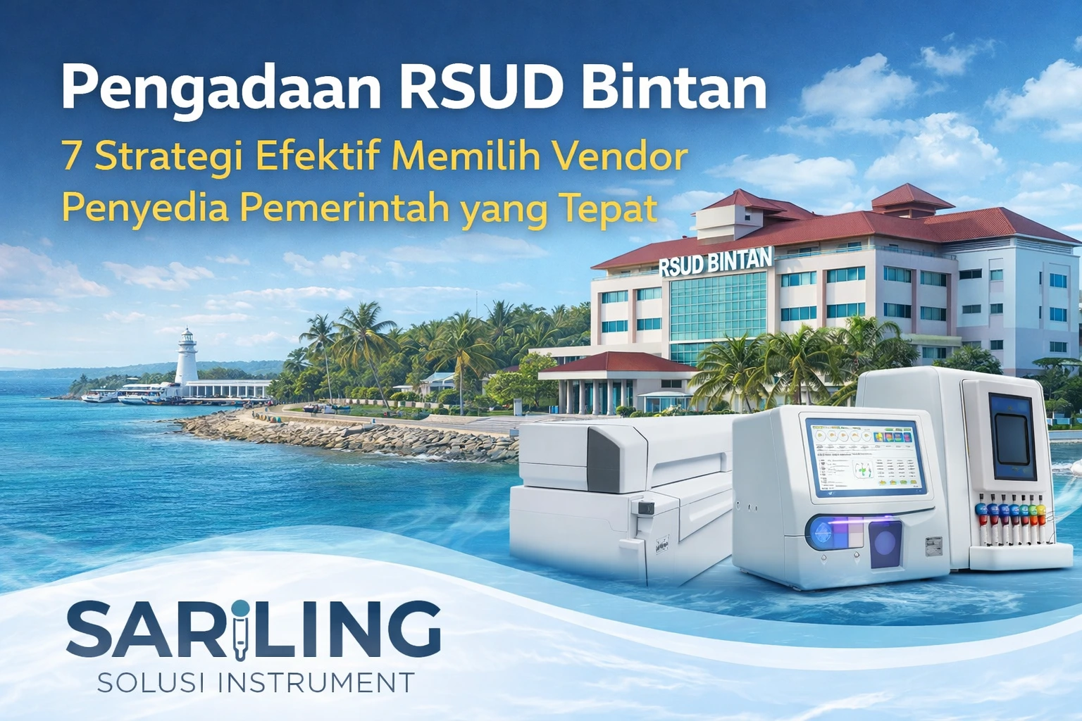 Pengadaan RSUD Bintan dengan solusi alat laboratorium dari Sariling Solusi Instrument