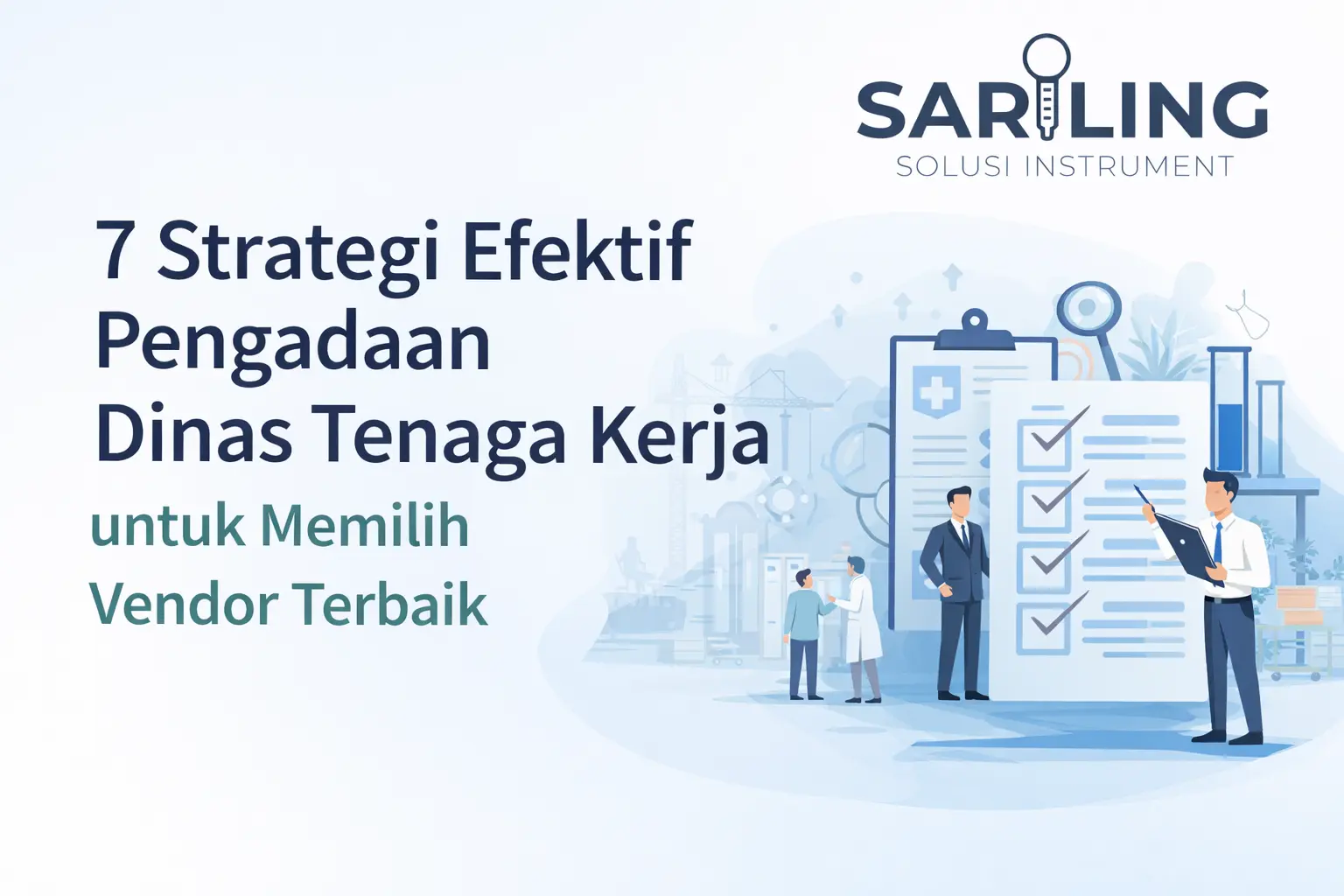 Strategi pengadaan dinas tenaga kerja dalam menentukan vendor terbaik