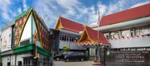 Gedung kantor pemerintah terkait pengadaan dinas kesehatan di Indonesia"