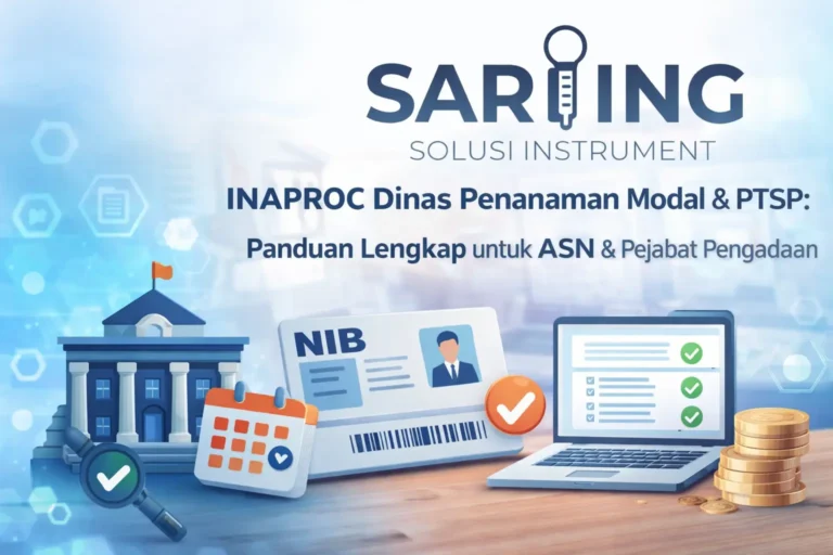 INAPROC Dinas Penanaman Modal & PTSP untuk ASN dan pejabat pengadaan