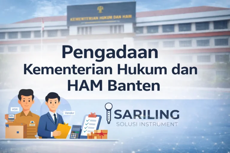 Pengadaan Kemenkumham Banten bersama ASN dan vendor Sariling Solusi Instrument