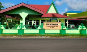 Tampak depan RSUD Encik Maryam sebagai objek pengadaan RSUD Encik Maryam di Kabupaten Lingga