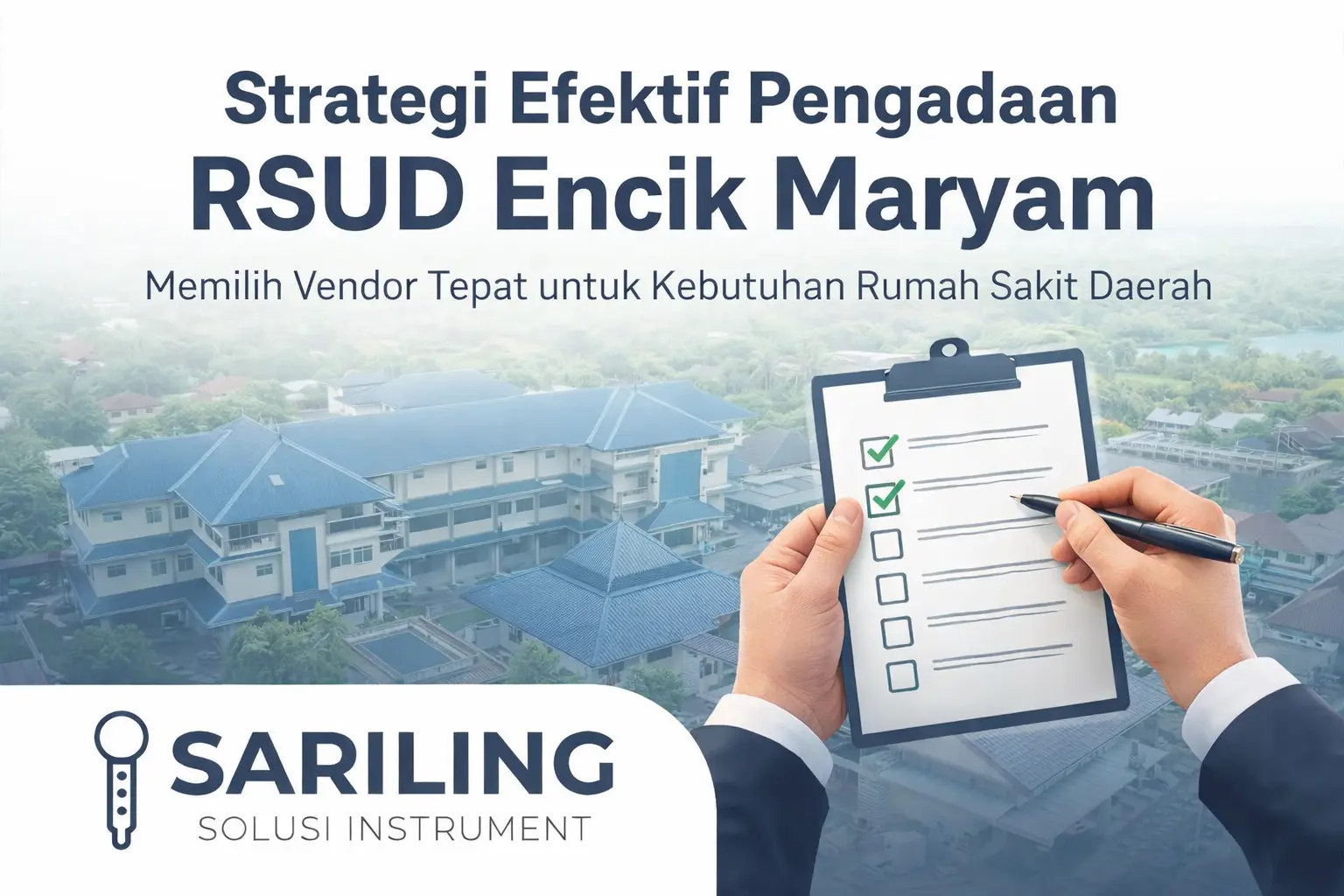Feature image pengadaan RSUD Encik Maryam bersama Solusi Instrument sebagai vendor alat laboratorium terpercaya