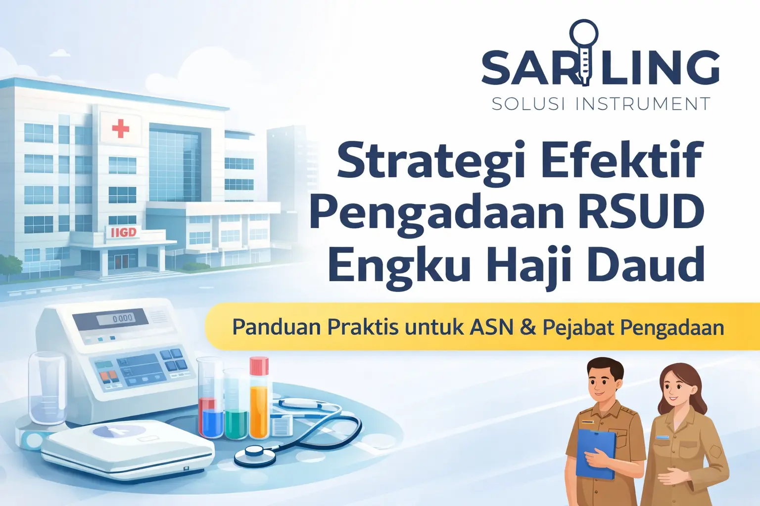 Strategi efektif pengadaan RSUD Engku Haji Daud untuk ASN dan pejabat pengadaan dengan dukungan Sariling Solusi Instrument