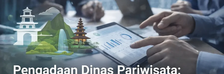 “Ilustrasi pengadaan dinas pariwisata dengan strategi memilih vendor penyedia pemerintah yang tepat oleh Sariling Solusi Instrument”
