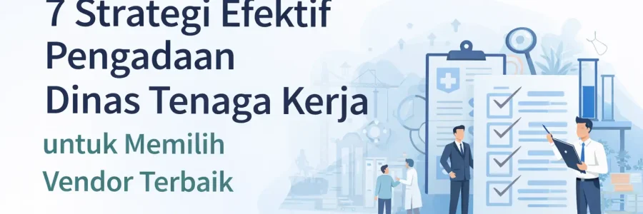 Strategi pengadaan dinas tenaga kerja dalam menentukan vendor terbaik