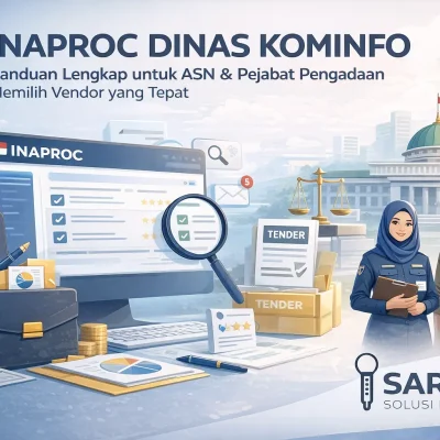 Ilustrasi pengadaan melalui INAPROC Dinas Kominfo untuk memilih vendor penyedia pemerintah yang tepat