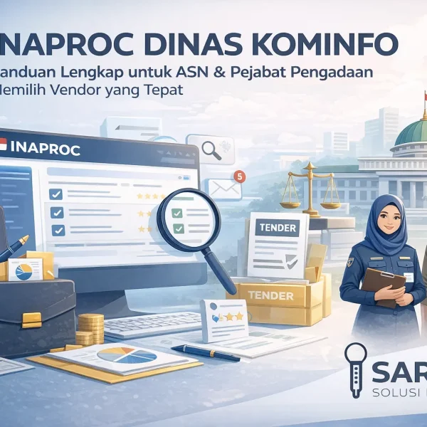 Ilustrasi pengadaan melalui INAPROC Dinas Kominfo untuk memilih vendor penyedia pemerintah yang tepat