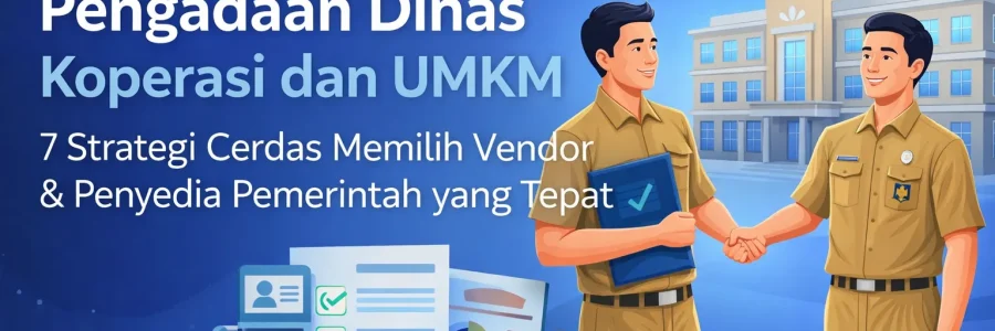 “Ilustrasi pengadaan Dinas Koperasi dan UMKM dalam memilih vendor dan penyedia pemerintah yang tepat”