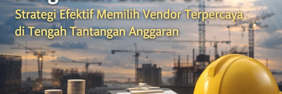 Pengadaan Dinas PUPR strategi memilih vendor terpercaya untuk proyek infrastruktur pemerintah
