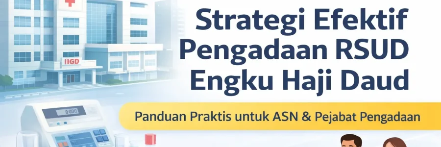 Strategi efektif pengadaan RSUD Engku Haji Daud untuk ASN dan pejabat pengadaan dengan dukungan Sariling Solusi Instrument