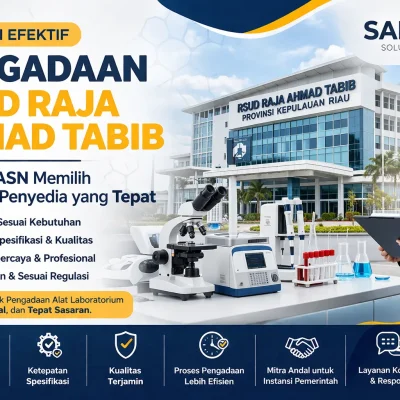 Strategi pengadaan RSUD Raja Ahmad Tabib bersama vendor penyedia alat laboratorium Solusi Intrument