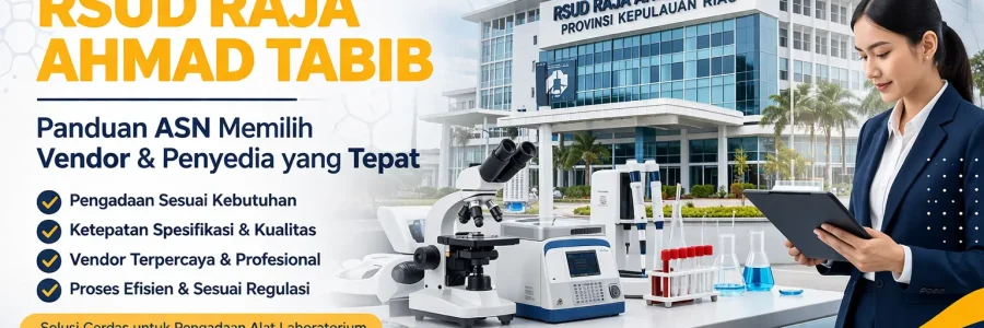 Strategi pengadaan RSUD Raja Ahmad Tabib bersama vendor penyedia alat laboratorium Solusi Intrument