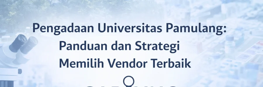 Ilustrasi pengadaan Universitas Pamulang dengan vendor alat laboratorium